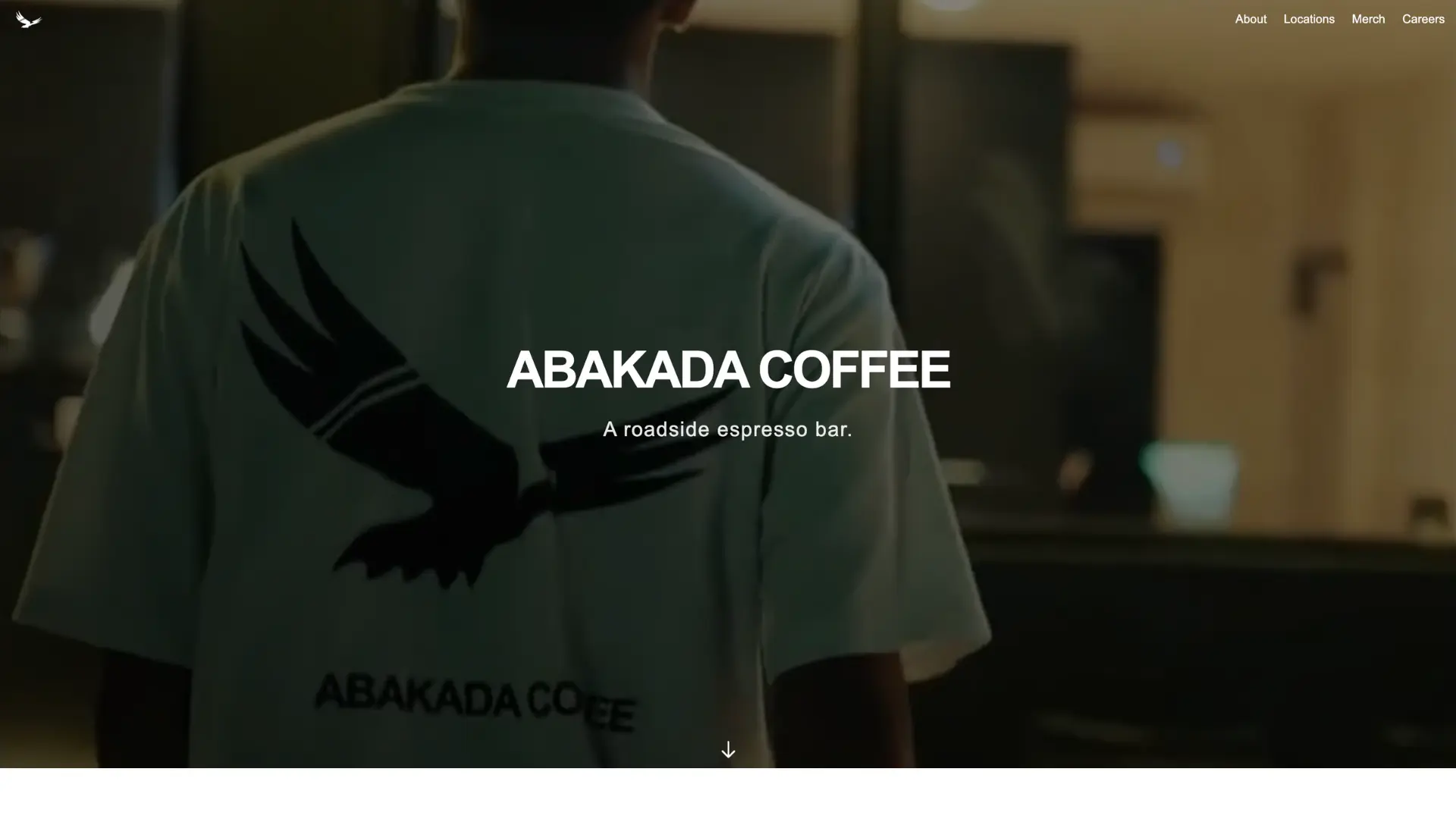 Abakada Coffee website
